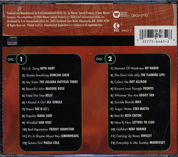 Morrissey, Beth Hart, The B-52's, Duncan Sheik , Etc. - Doubleshot: Pop Alternative (24 tracks) (CD)