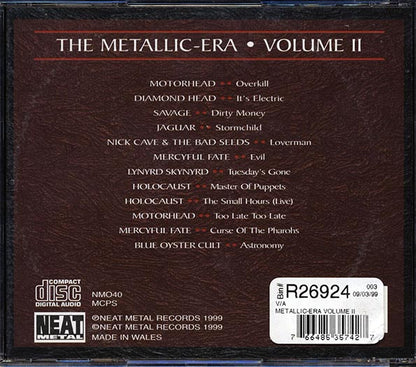 Motorhead, Lynyrd Skynyrd, Blue Oyster Cult, Holocaust, Etc. - The Metallic-Era Volume 2 (CD)