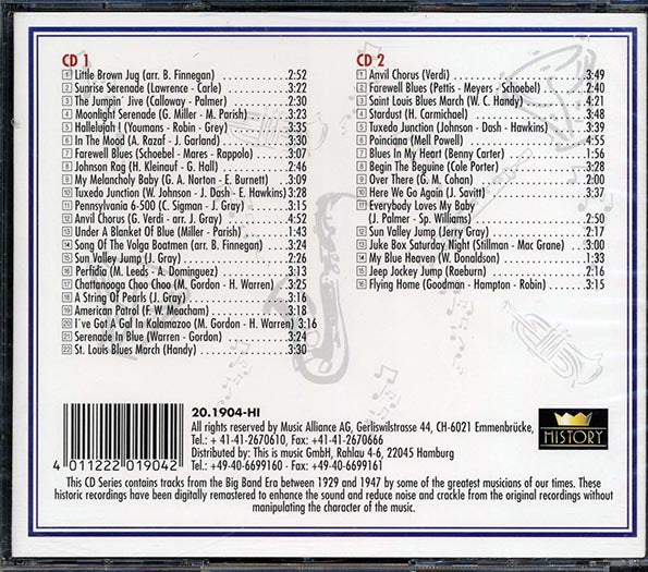 Glenn Miller - Moonlight Serenade (38 tracks) (2xCD) (CD)