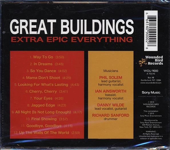 Great Buildings - Extra Epic Everything (CD)