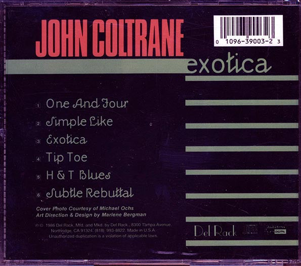 John Coltrane - Exotica (CD)