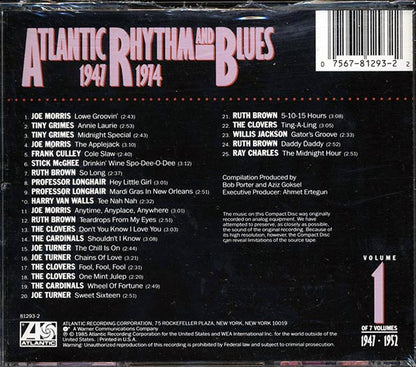 Joe Morris, Tiny Grimes, Professor Longhair, Etc. - Atlantic Rhythm & Blues 1947-1974 Volume 1 (CD)