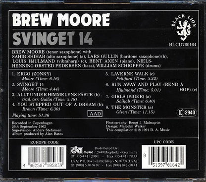 Brew Moore - Svinget 14 (CD)