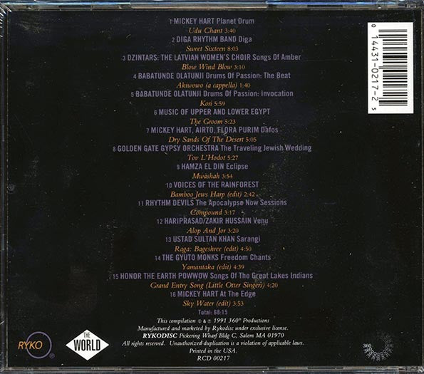 Mickey Hart, Diga Rhythm Band, Babatunde Olatunji, Etc. - Around The World: For A Song (CD)