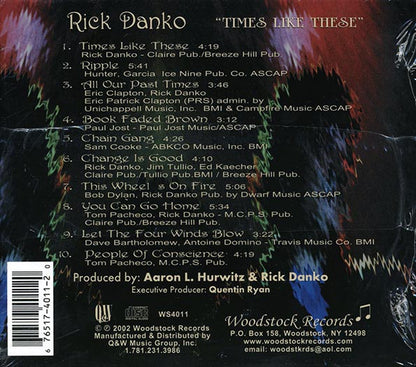 Rick Danko - Times Like These (CD)