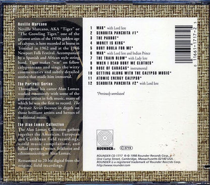 Neville Marcano - The Growling Tiger Of Calypso (CD)