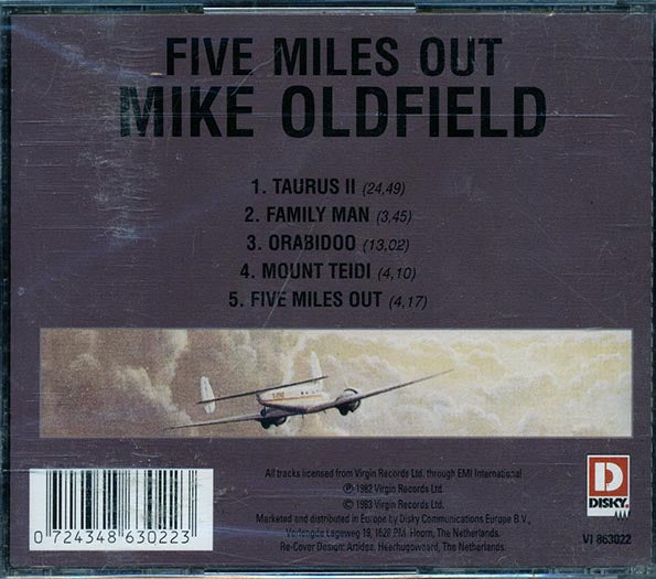 Mike Oldfield - Five Miles Out (CD)