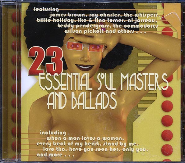 James Brown, Ray Charles, The Whispers, Al Jarreau, Etc. - 23 Essential Soul Masters And Ballads (23 tracks) (CD)
