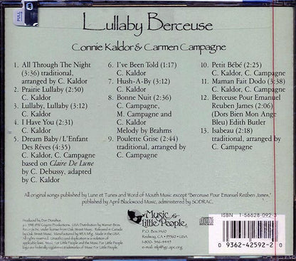 Carmen Campagne, Connie Kaldor - Lullaby Berceuse (CD)