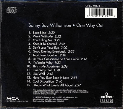 Sonny Boy Williamson - One Way Out (CD)