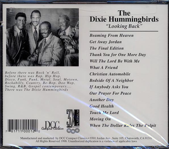 The Dixie Hummingbirds - Looking Back: A Retrospective (CD)