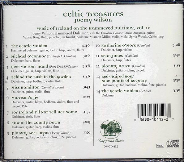 Joemy Wilson - Celtic Treasures: Music Of Ireland On The Hammered Dulcimer Volume 4 (CD)
