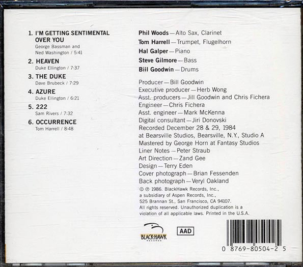 Phil Woods Quintet - Heaven (CD)