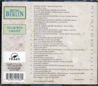 Irving Berlin - The World Of Irving Berlin: Tell Me With A Melody (CD)