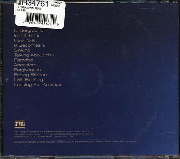 The Frank And Walters - Glass (CD)
