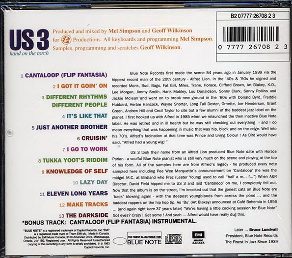 US3 - Hand On The Torch (CD)