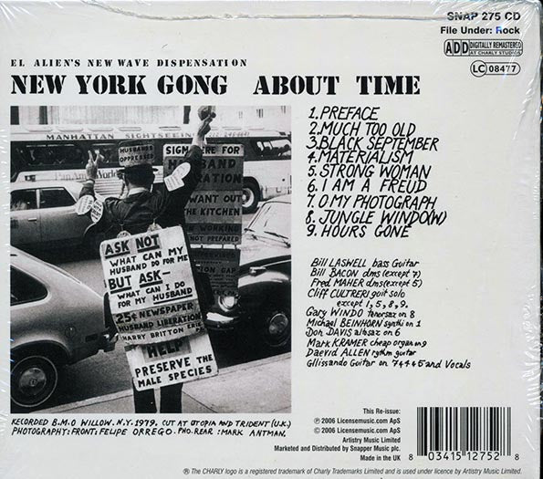 New York Gong - About Time (CD)