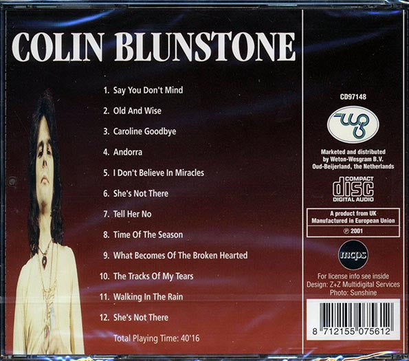 Colin Blunstone - Colin Blunstone (CD)