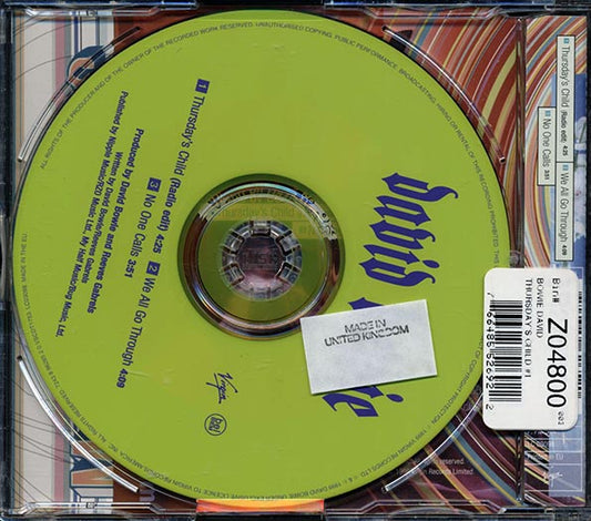 David Bowie - Thursday's Child (CD)