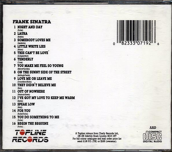 Frank Sinatra - You Make Me Feel So Young (CD)