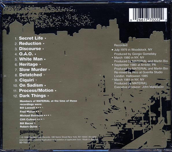 Material - Secret Life (CD)