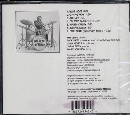 Mel Lewis, Dick Oatts, Joh Mosca, Jim McNeely, Marc Johnson - Mellifuous (CD)