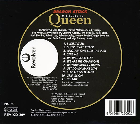 Various - A Tribute To Queen: Dragon Attack (CD)