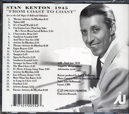Stan Kenton - From Coast To Coast: Live At The Cafe Rouge & Hollywood Palladium 1945 (CD)