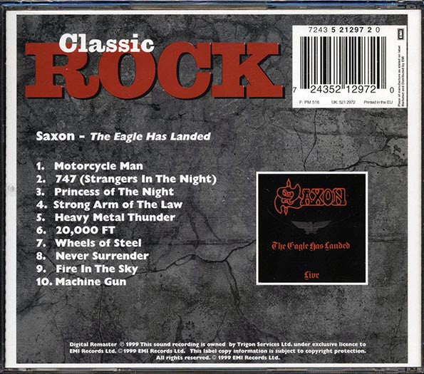 Saxon - The Eagle Has Landed: Live (CD)