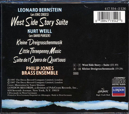 Bernstein, Weill, Philip Jones Brass Ensemble - West Side Story Suite: Kleine Dreigroschenmusik (CD)