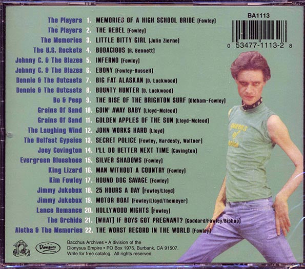 Kim Fowley - Outlaw Superman: Pure Genius From Ultra-Rare Singles '62-'77 (CD)