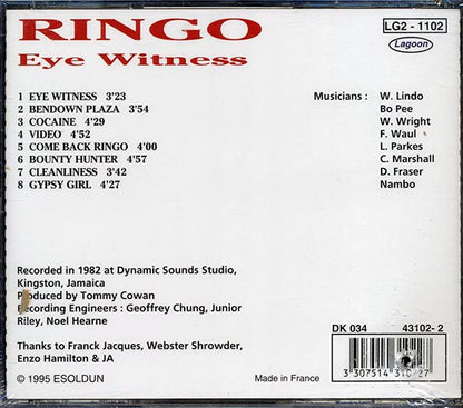 Ringo - Eye Witness (CD)