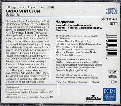 Hildegard Von Bingen, Sequentia - Ordo Virtutum (CD)