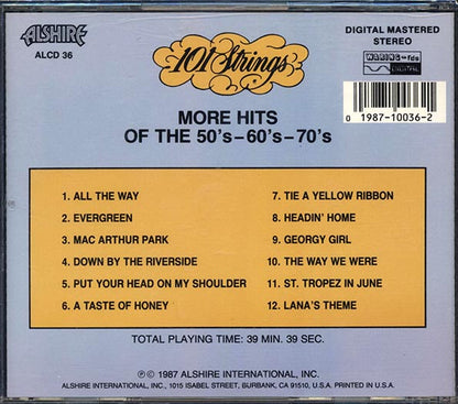 101 Strings - More Hits Of The 50s, 60s, 70s (CD)