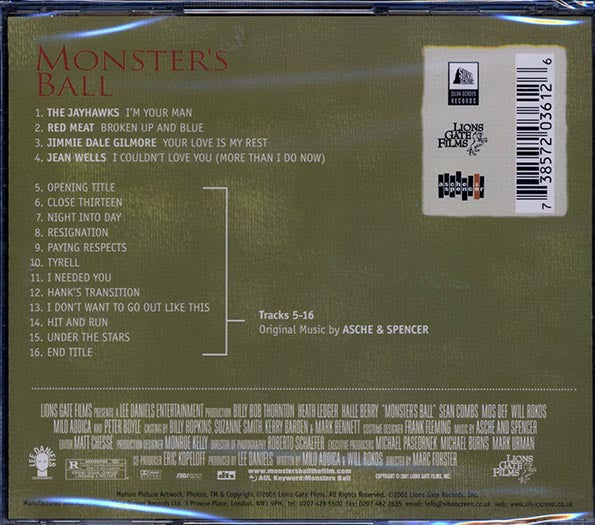 Asche & Spencer - Monster's Ball: Original Motion Picture Soundtrack (CD)