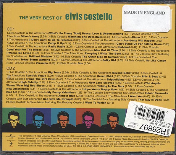 Elvis Costello - The Very Best Of Elvis Costello (42 tracks) (CD)