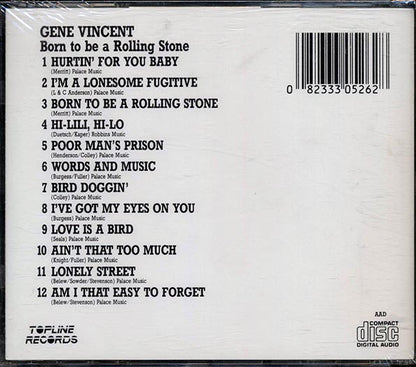 Gene Vincent - Born To Be A Rolling Stone (CD)