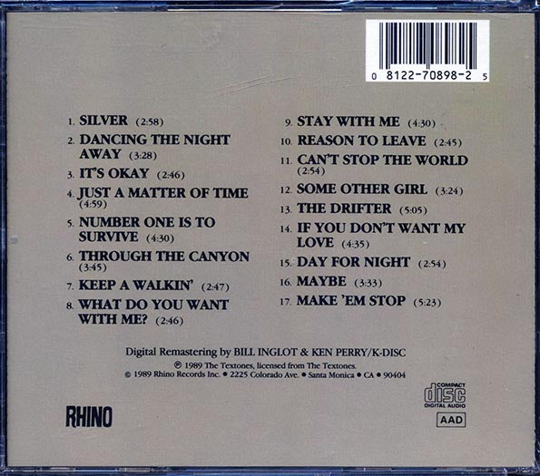 The Textones - Through The Canyon (CD)