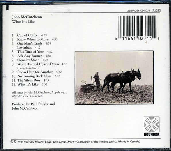 John McCutcheon - What It's Like (CD)