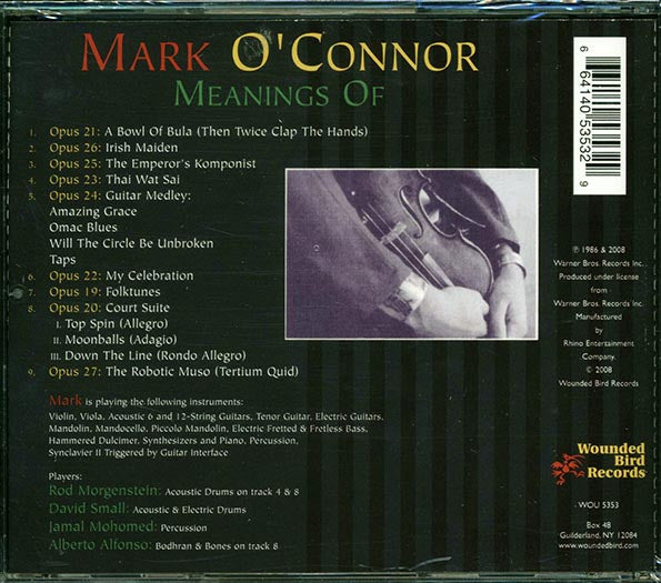 Mark O'Connor - Meanings Of (CD)