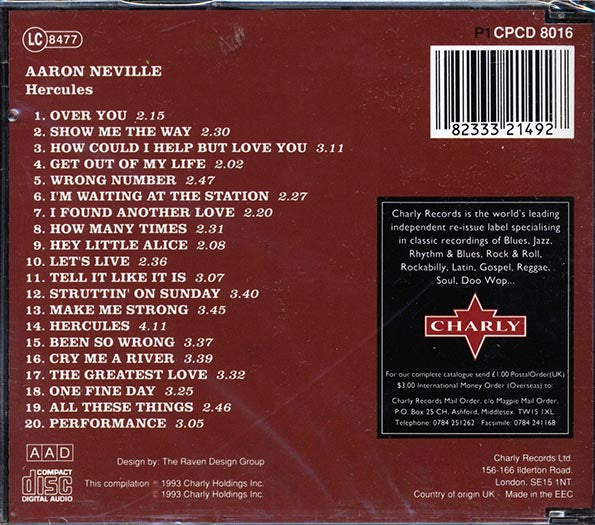 Aaron Neville - Hercules (CD)