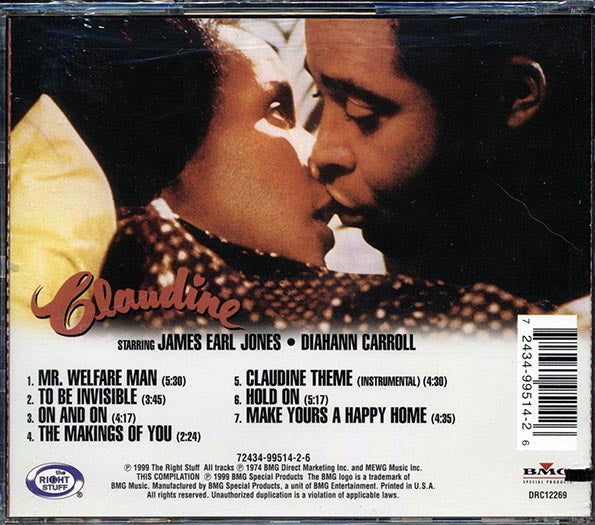Gladys Knight & The Pips - Claudine: Singing The Original Motion Picture Soundtrack (CD)