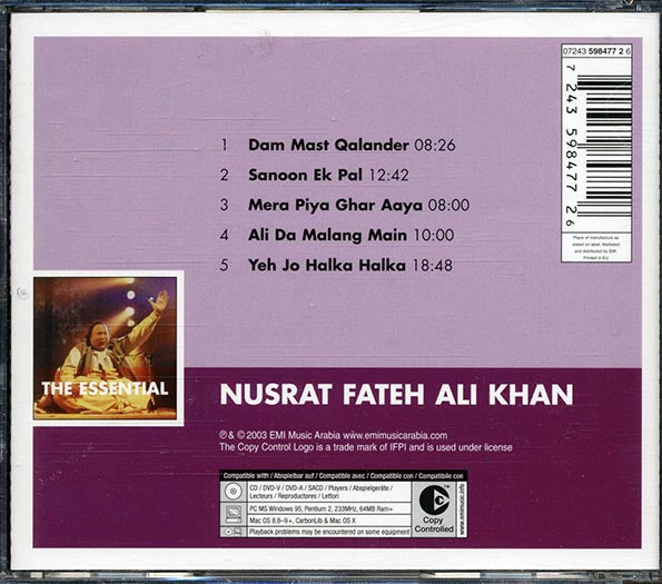 Nusrat Fateh Ali Khan - The Essential Nusrat Fateh Ali Khan (CD)