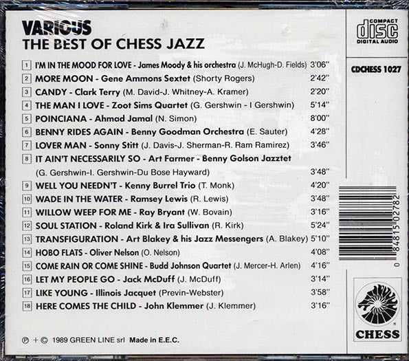 James Moody, Gene Ammons Sextet, Clark Terry, Etc. - The Best Of Chess: Jazz (CD)