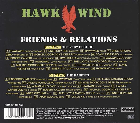 Hawkwind - Friends & Relations: The Very Best Of: Plus Rarities (31 tracks) (CD)