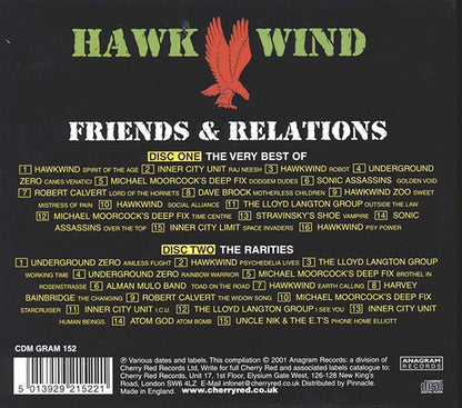 Hawkwind - Friends & Relations: The Very Best Of: Plus Rarities (31 tracks) (CD)
