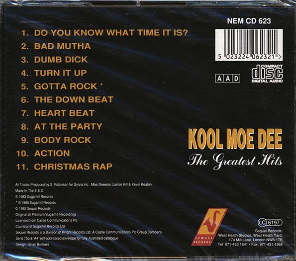 Kool Moe Dee - The Greatest Hits (CD)