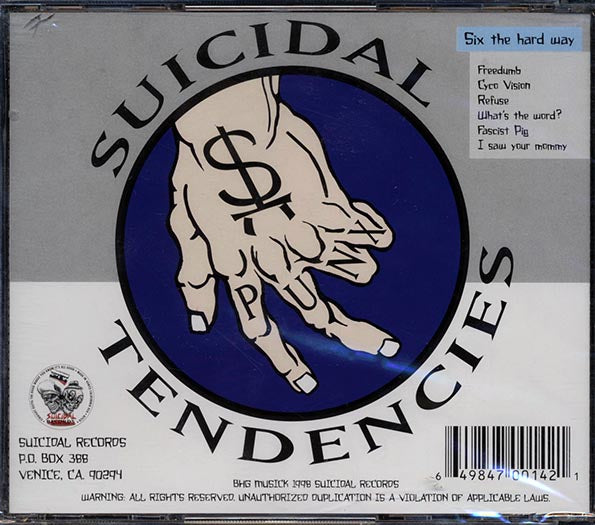 Suicidal Tendencies - Six The Hard Way (CD)