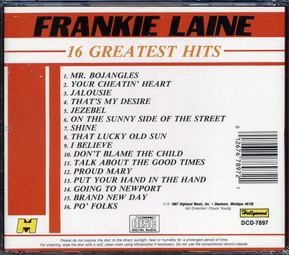 Frankie Laine - 16 Greatest Hits (CD)