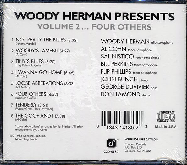 Woody Herman - Woody Herman Presents Volume 2: Four Others (CD)